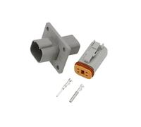 XIOKLM Connecteur de Fil étanche DT DT04-4P-L012 mâle et Femelle, 4 Broches, Prise scellée/Automobile avec, 5 Jeux