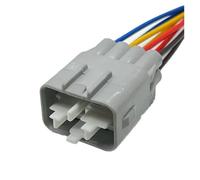 XIOKLM Connecteur électronique PDC de Faisceau câbles Prise d'assemblage Marche arrière Voiture à 8 Broches 7283-7080-40 7282-7080-40 1 pièce(8Pin Male,5 Pcs)