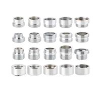 XIOKLM Connecteurs G3/4 G1/2 à M22, 16 18 20 22 24mm, adaptateur de purificateur d'eau cuisine, adaptateurs longueur d'extension robinet(F18 to M22)