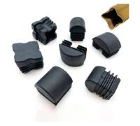 XIOKLM Coussinets de pieds carrés en plastique, bouchon trou 13x25mm-60x60mm, couvercle joint Protection antidérapant, capuchons for meubles chaise, 4 pièces(40x40 open plug)