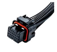 XIOKLM Faisceau de câblage Voiture étanche, 1/5/10 Jeux d'ampli 26 34 Broches, Prise mâle Femelle, Aiguille à Plier 3 4 Fentes for Carte 3-1437290-7 3-1437290-8(26p 3-1437290-7,1 Set)