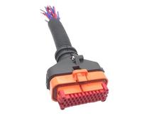 XIOKLM Faisceau de câbles d'ampli à 35 Broches, étanche, contrôleur ECU EPEC, Prise Carte PCB 776164-1 776164-2 776164-4 776164-5, espacement 4.0mm(Ivory,1 Set)