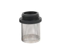 XIOKLM Filtre en acier inoxydable 304 de 20/25/32/40/50/63 mm for pompe à eau d'aquarium ou système d'irrigation jardin ; filetage mâle plastique(40mm,20 Pieces)