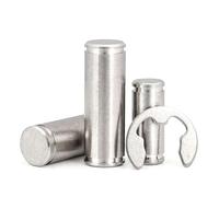 XIOKLM Goupilles rainurées en acier inoxydable 304, M3 M4 M5 M6 M8 M10, bouchon d'arbre/tête de Circlip, chevilles positionnement(M4x40mm(9PCS))