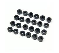 XIOKLM Joint torique rond en Nylon noir de 5mm d'épaisseur, rondelle caoutchouc plat, pare-chocs, pièces rechange for bricolage(100PCS)