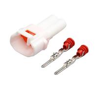 XIOKLM Kit de 1/5/10/20 / MT090, 2 Broches mâle Femelle, connecteur Automatique étanche Blanc, Prise Moto 6187-2171 6180-2181/232 1(Male,Female Male_20 Sets_2P)