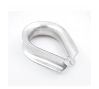 XIOKLM Lot de 1 à 10 cosses en acier inoxydable M1,5-M22 304 for câble métallique, manchon protection, pince gréement(M14 (1pcs))