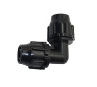 XIOKLM Lot de 10 raccords de tuyau 8/11 mm coudé à 90 degrés verrouillé pour irrigation pour aquarium, salle de bain