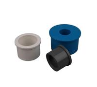 XIOKLM Lot de 2 raccords réducteurs en PVC for tuyaux d'arrosage (20, 25, 32, 40 et 50 mm) ; joints bagues remplissage for l'irrigation jardin(40-25 mm,Grå)