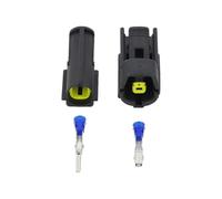 XIOKLM Lot de 5 connecteurs AMP 1,8 mm 1/2/3/4/6/8/10/12/16 Broches, étanches for câbles électriques et capteurs(5 Set 1 Pin)