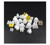 XIOKLM Mélange de vis Fixes Compatible Voiture, 50 pièces, écrou à tête carrée et Ronde, Clip à œillets Fixes, Fixation à Pression en Plastique(Color:A7 Mix 50PCS)