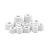 XIOKLM Pieds de meubles blancs antidérapants, 10 pièces, coussinets, for armoire, lit, Table, chaises, protection contre les chocs en caoutchouc, accessoires(27X21X18mm)