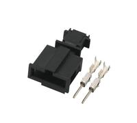 XIOKLM Prise Automatique 2 Broches 3B0972712 3B0 972 712, connecteur de câblage Haut-parleurs avec bornes(2pcs)