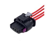 XIOKLM Prise de capteur d'ampli Automatique 2 3 4 5 6 Broches, connecteur électronique étanche, Faisceau câbles DJ7033WA-1.2-21(4P Wire Harness,5 Pcs)