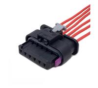 XIOKLM Prise de capteur d'ampli Automatique 2 3 4 5 6 Broches, connecteur électronique étanche, Faisceau câbles DJ7033WA-1.2-21(6P Wire Harness,5 Pcs)