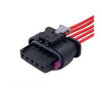 XIOKLM Prise de capteur d'ampli Automatique 2 3 4 5 6 Broches, connecteur électronique étanche, Faisceau câbles DJ7033WA-1.2-21(5P Wire Harness,1 Pc)