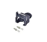 XIOKLM Prise de minuterie d'alimentation EV1 Junior, 5 Jeux, 2 Broches, avec connecteur d'injecteur Botte en Caoutchouc, Kits réparation(5set with pins)