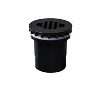 XIOKLM Raccord coudé de vidange for aquarium en PVC noir (1 pièce, 20/25/32/40/50 mm)(QP-S,ID 25mm)