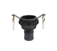 XIOKLM Raccord rapide à came PP DN15 DN50, adaptateur en plastique, filetage MPT/FPT, raccord cannelé, déconnexion, 1/2", 3/4" 2"(C,1/2")