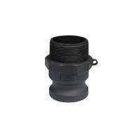 XIOKLM Raccord rapide à came PP DN15 DN50, adaptateur en plastique, filetage MPT/FPT, raccord cannelé, déconnexion, 1/2", 3/4" 2"(F,1")