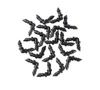 XIOKLM Raccords de tuyau cannelés 1/4" (4/7 mm) for micro-irrigation goutte à, coudes droits, raccords 3 et 4 voies, lots 50 ou 100 pièces(Elbow,50Pcs)