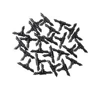 XIOKLM Raccords de tuyau cannelés 1/4" (4/7 mm) for micro-irrigation goutte à, coudes droits, raccords 3 et 4 voies, lots 50 ou 100 pièces(Tee,100Pcs)