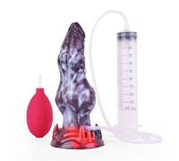 XIONGHAO Godemichet for chien, godemichet animal, godemichet for pénis de chien avec fonction d'éjaculation, godemichet for chien, godemichet anal, extension vaginale anale, gros plug anal, jouets sex