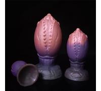 XIONGHAO Plug Anal œuf de Dragon avec Ventouse, Plug Anal Extra Large XXL, dilatateur Anal en Silicone, Masseur de Prostate, Masturbation vaginale, Jouets sexuels for Hommes et Femmes(L)
