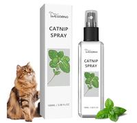 Xionghonglong Herbe à Chat Spray,Spray Herbe à Chat,Catnip Herbe a Chat Spray,Spray à l'herbe à Chat pour Chats,Spray d'entraînement pour Chat,Espace de Vie Heureux pour Votre Chat,100ML