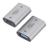 xiongWeiLai 2PCS Adaptateur USB C vers USB Femelle Adaptateur USB vers USB c 10Gbps connecteur USB C Compact Aluminium raccord USB Femelle USB C pour Laptop PC caméra Smartphone