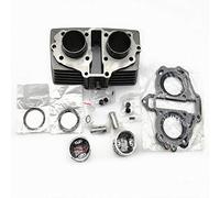 XIOSOIAHOU Segment de Piston Kit de Cylindre Moto 44mm Convient à Honda CB125 T Twin CB125T CBT125 CBT 125 CB 125 T Pièce Moteur