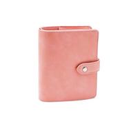 XiowDow Mini portefeuille de budget A7 économique en cuir synthétique avec 6 anneaux, plusieurs compartiments, fermeture à bouton-pression, pour enveloppes A7, pochettes, carnet