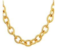 XIPIEIO Collier tendance 2024 pour hommes collier de couleur or et noir grande chaîne épaisse bijoux pour hommes cadeaux exquis