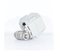 XIPSBJWF Électrovanne Vanne à Bille DN10 3/8 '', vanne modulante proportionnelle en Forme de V, entrée 0-5V/0-10V, Sortie 4-20mA/PWM à Haute résistance