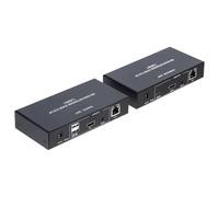 XIPSBJWF Extendeur IP KVM 1080P 200 m Système de Transmission d'envoi et réception Compatible HDMI Prend en Charge la synchronisation du Clavier Souris USB Facile à Utiliser