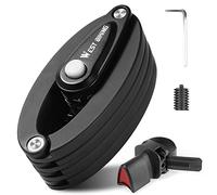 XIQI Antivol pliable Haute sécurité 85 cm Antivol combiné support scooter électrique VTT vélo de route