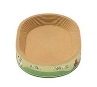 XIQIQI Lit Anti-Griffes pour Chat | Rond, Sécurisé, Masticable, Planche Ergonomique,Canapé Lounge Anti-Griffes - pour Salon, Chambre, Coin, Sol, Maison, Appart