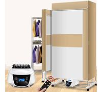 XiRah Sèche-Linge électrique Chauffant argenté avec étendoir/Chauffe-Serviettes électrique Efficace de 230 W, avec Interrupteur d'alimentation étanche, 20 Barres chauffantes