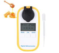 Xirfuni Réfractomètre numérique au Miel, réfractomètre au Miel de Poche Portable de Haute précision, économie d'énergie pour la teneur en Sucre des Outils d'abeille, Baume, Eau