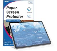XIRON [2 Unités] Paperfeel Protection Écran pour iPad Air 5/4 10,9 Pouces, iPad Pro 11 Pouces (2022,2021,2020 et 2018), Protection PET d’écran Mate Pour Dessiner, Anti-Reflet/Anti-empreintes