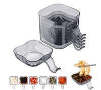 xiruiubao Set Aperitif,Service Aperitif,Set Apero 7 Pièces avec 6 Bols à Sauce Soja et 1 Boîte de Rangement,Empilable Coupelle Dessert pour Trempettes,Confitures et Snacks,Saladier,Bol Aperitif