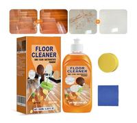 XIRUJNFD Powerful Decontamination Floor Cleaner, Hard Wood Floor Cleaner Solution, Multi-Purpose for Wood Ceramic Tile Marble (1Pcs)