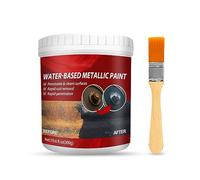 XIRUJNFD Rust Removal Converter Metallic Paint, 100G/300G Water-Based Metal Rust Remover, Rust Remover Converter for Metal, Car Anti Rust Paint Chassis Universal with Brush (300g+Brush,1 Set)