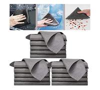 XIRUJNFD Thickened Magic Cleaning Cloth, Magic Cleaning Cloths for Glass, Lint Free Cloth, Reusable Streak Free Microfiber Cloth for Cleaning Windows Cars Kitchen (30x30cm,15Pcs)