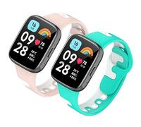 Xisair 2 Bracelets Compatibles avec Redmi Watch 3 Active Bracelet de Remplacement de Sport en Silicone pour Redmi Watch 3 Active