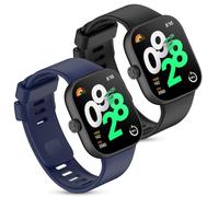 Xisair 2 Pack Bracelet Compatibilité avec Redmi Watch 4 & Xiaomi Mi Band 8 Pro Bracelets de Sport en Silicone Accessoires Bracelets de Montre Xiaomi Redmi Watch 4 & Miband 8 Pro pour Hommes et Femmes