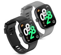 Xisair 2 Pack Bracelet Compatibilité avec Redmi Watch 4 & Xiaomi Mi Band 8 Pro Bracelets de Sport en Silicone Accessoires Bracelets de Montre Xiaomi Redmi Watch 4 & Miband 8 Pro pour Hommes et Femmes