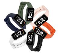 Xisair 6PCS Bracelet Compatible avec Redmi Band 2 Accessoires pour Montres Xiaomi Redmi Smart Band 2 Bracelets Sport en Silicone Redmi Smart Band 2 Bracelet