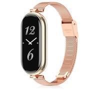 Xisair Bracelet Compatible avec Xiaomi Band 9 & Band8 Bracelets en Métal Accessoires pour Montres Intelligentes Miband 8 Bracelet-Montre en Acier Inoxydable Miband9 Bandes Dames