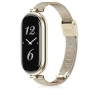 Xisair Bracelet Compatible avec Xiaomi Band 9 & Band8 Bracelets en Métal Accessoires pour Montres Intelligentes Miband 8 Bracelet-Montre en Acier Inoxydable Miband9 Bandes Dames